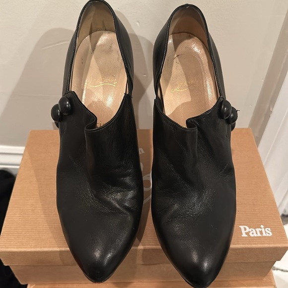 Christian Louboutin leather booties, size 8.5 - Picture 2 of 6